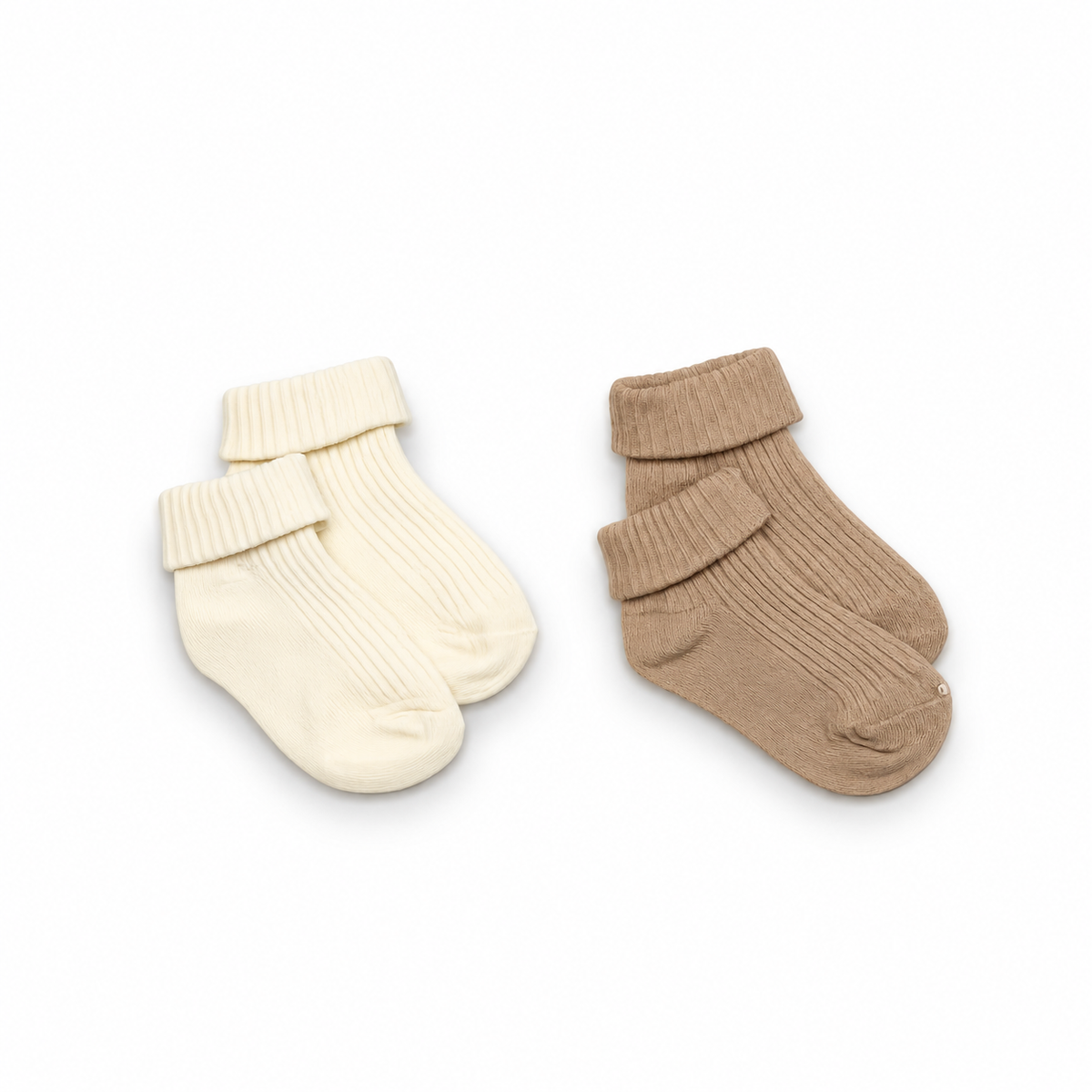Stricksocken für Babys - 2er Pack
