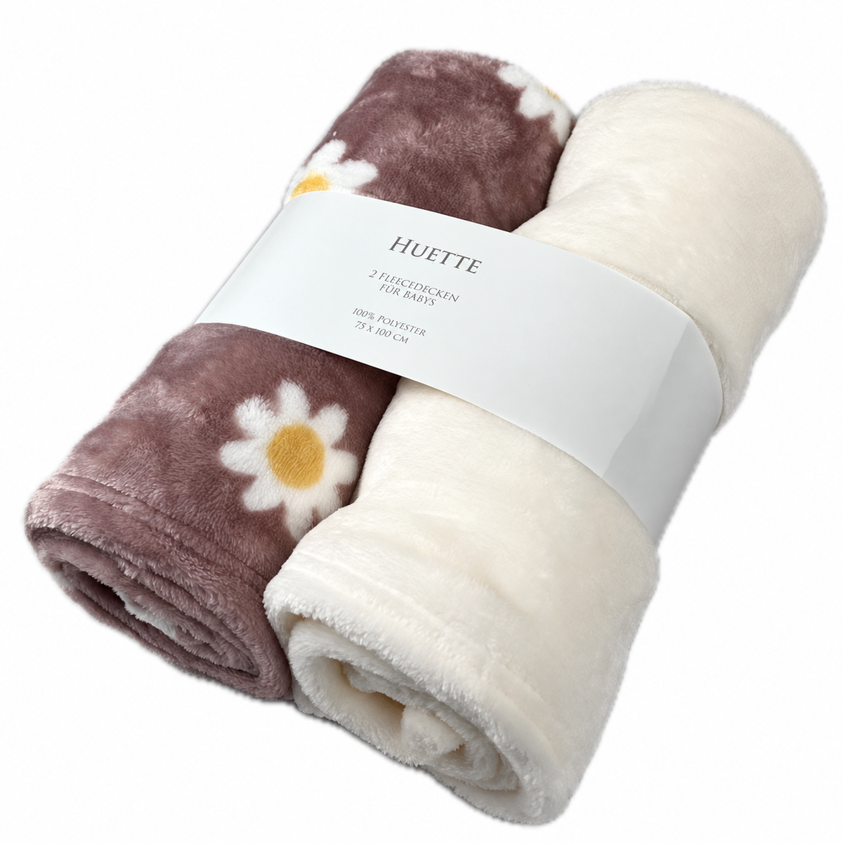 Baby Fleecedecke - 75x100cm - 2er Pack