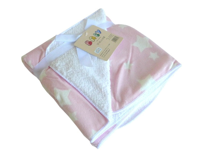 Baby Flauschdecke - Sterne - 75x100cm