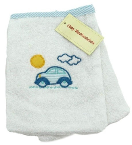 Baby Waschhandschuhe - 2er Pack - Motive