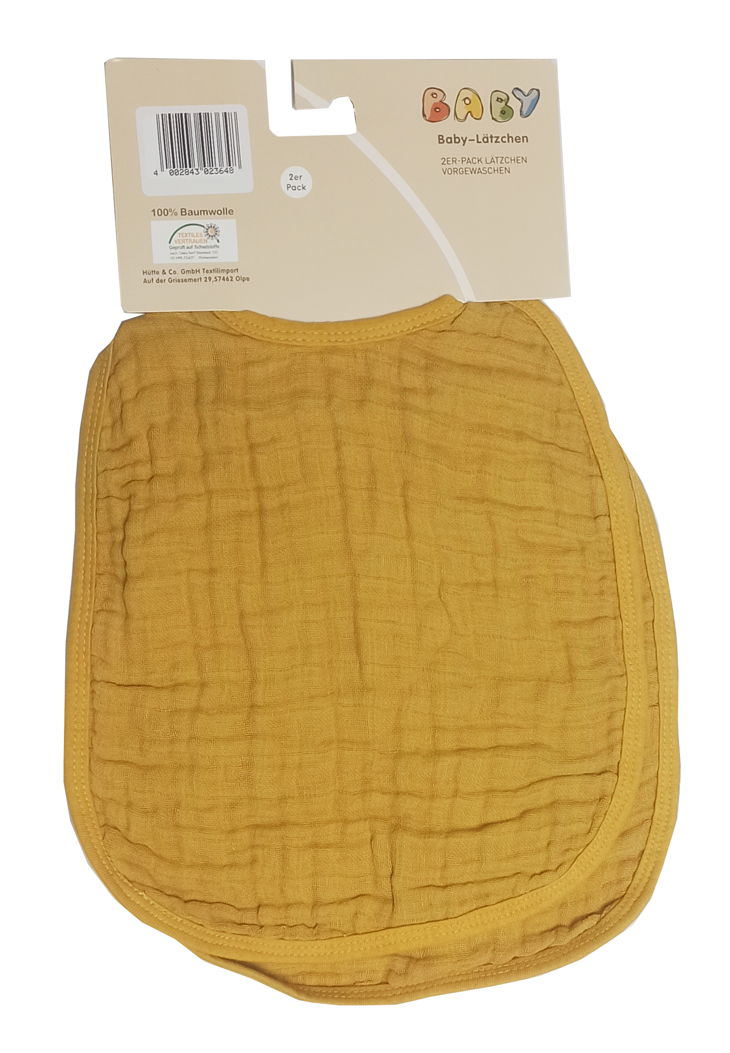 Premium Lätzchen 2er Pack - Einfarbig