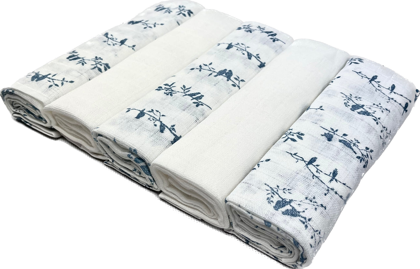 Premium Mulltücher - Natur - 5er Pack