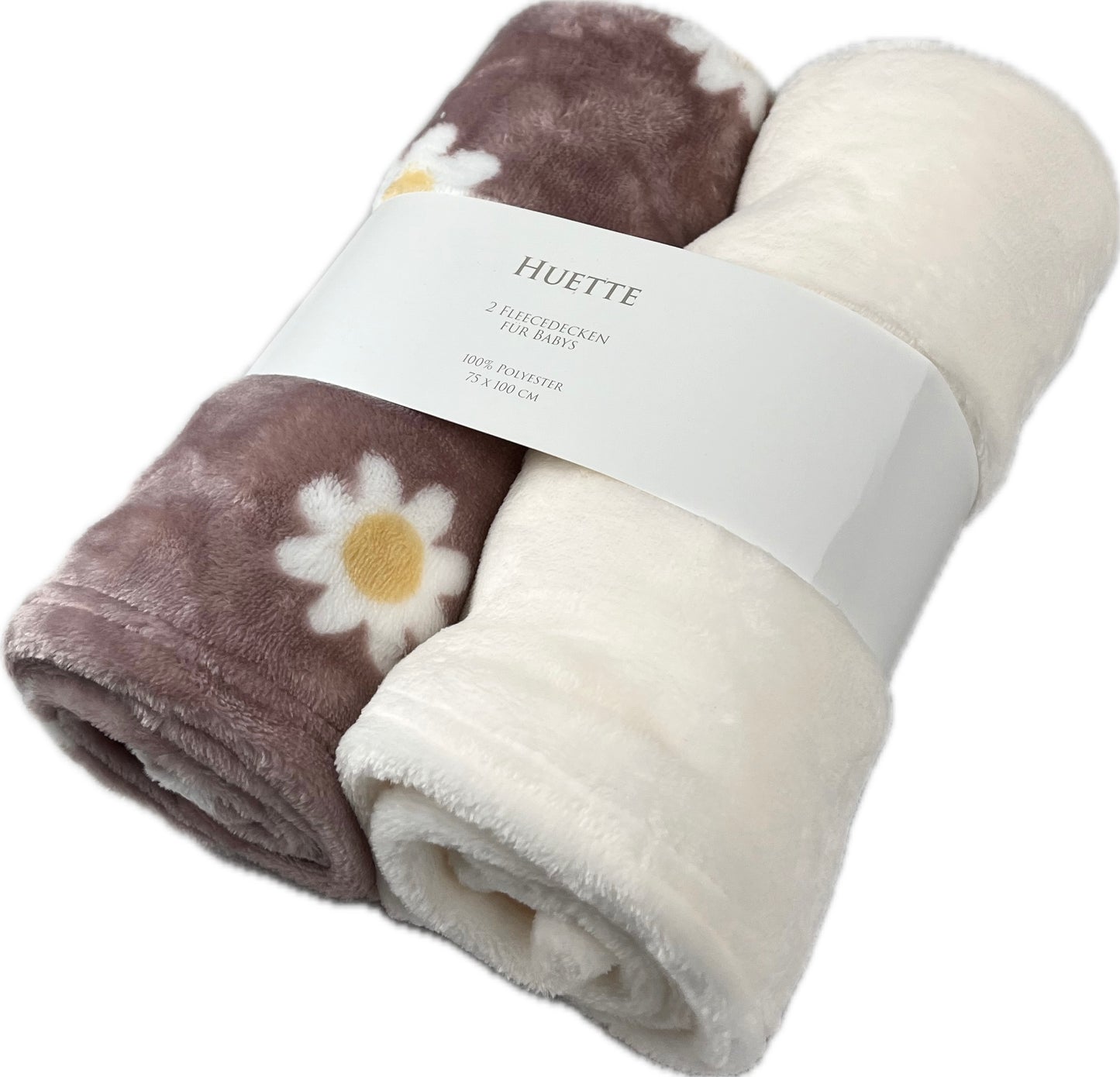 Baby Fleecedecke - 75x100cm - 2er Pack