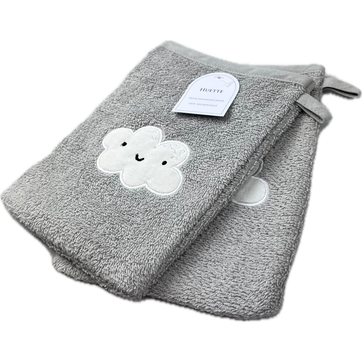 Waschhandschuh - 2er Pack - Frottee