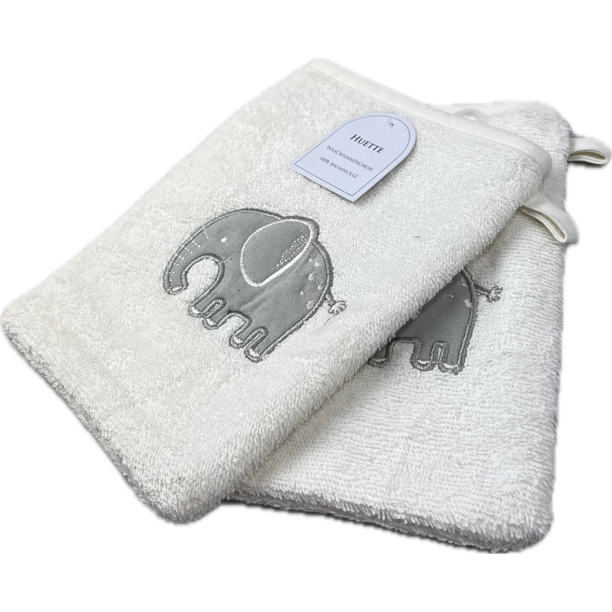 Waschhandschuh - 2er Pack - Frottee