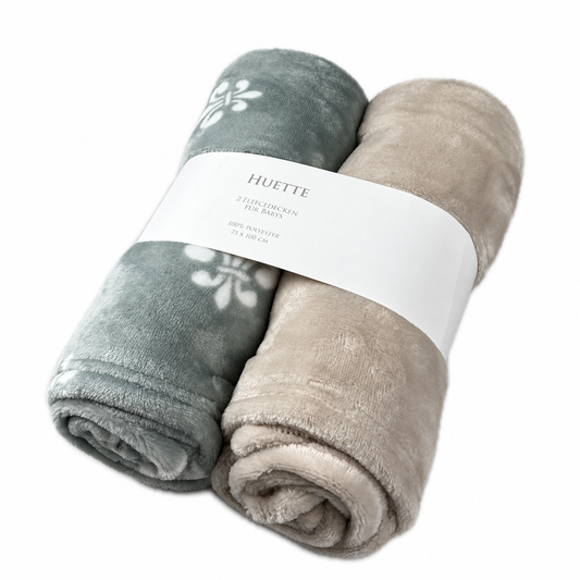 Baby Fleecedecke - 75x100cm - 2er Pack